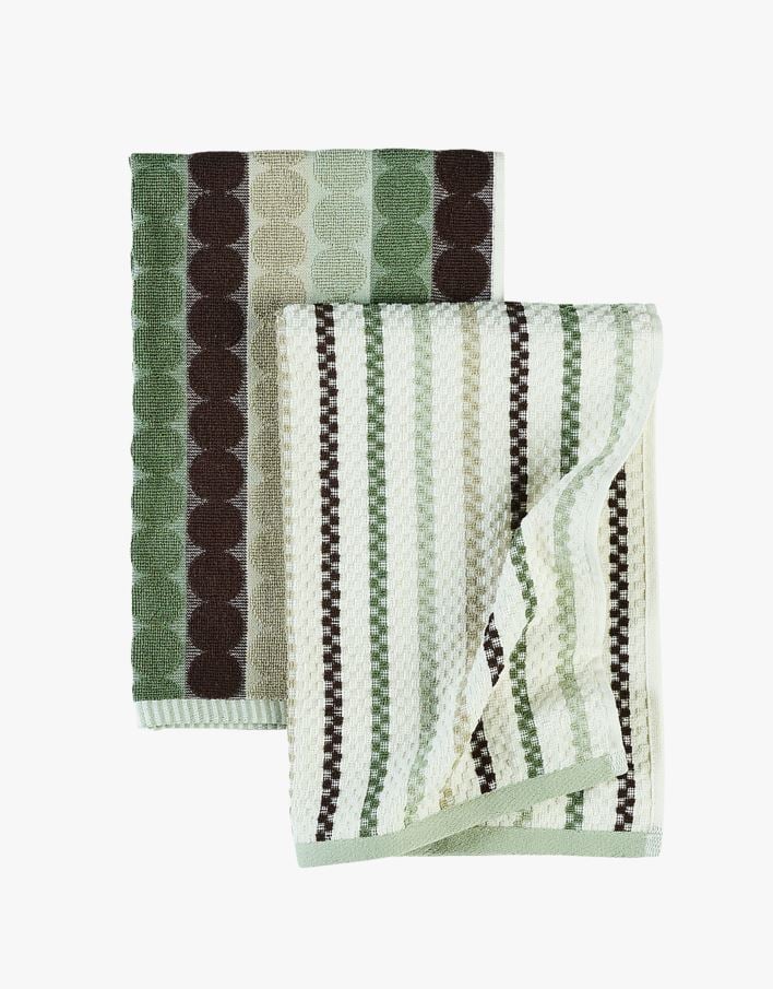 Keittiöpyyhkeet 2 pcs vihreä - 45x70 cm vihreä - 1