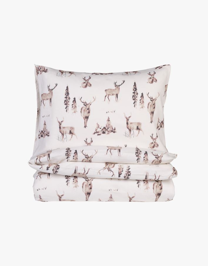 Pussilakanasetti luonnonvalkoinen - 230x220+50x60 cm luonnonvalkoinen - 1