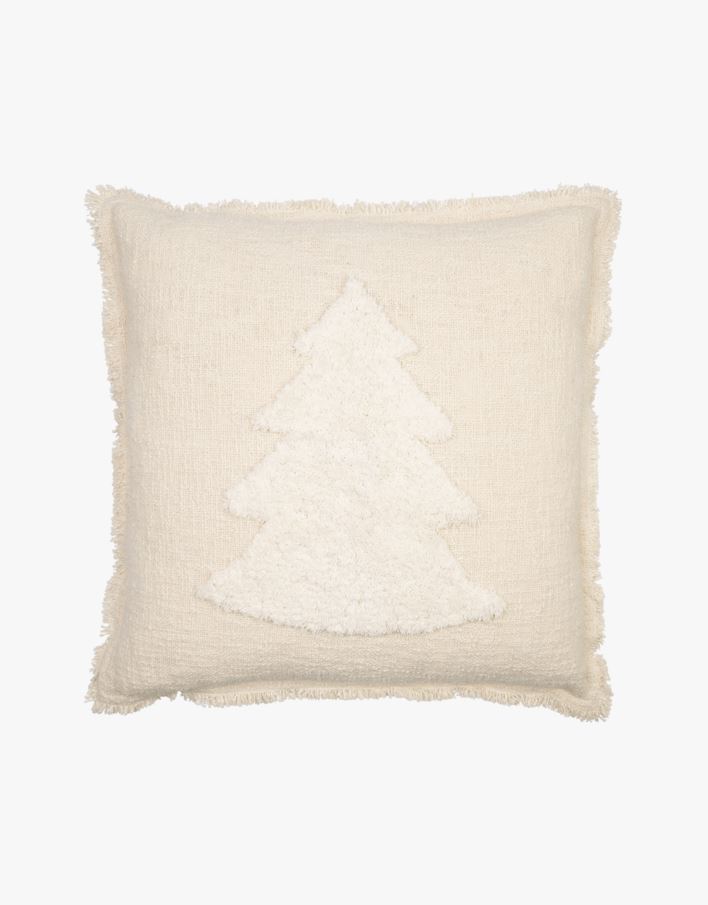 Koristetyynynpäällinen luonnonvalkoinen - 50x50 cm luonnonvalkoinen - 1