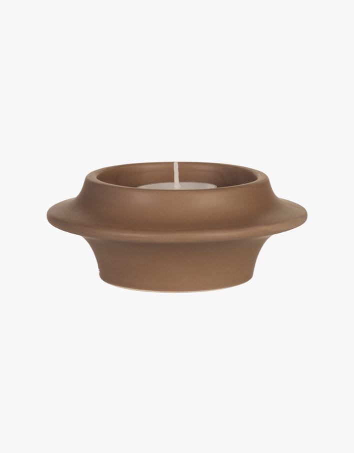 Kynttilälyhty ruskea - 12,9x12,9x5,2 cm ruskea - 1