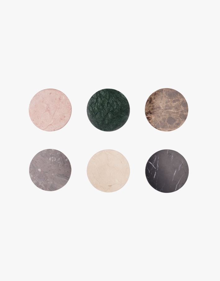 Lasinalunen, 6 kpl  moniväri - ø10 cm moniväri - 1