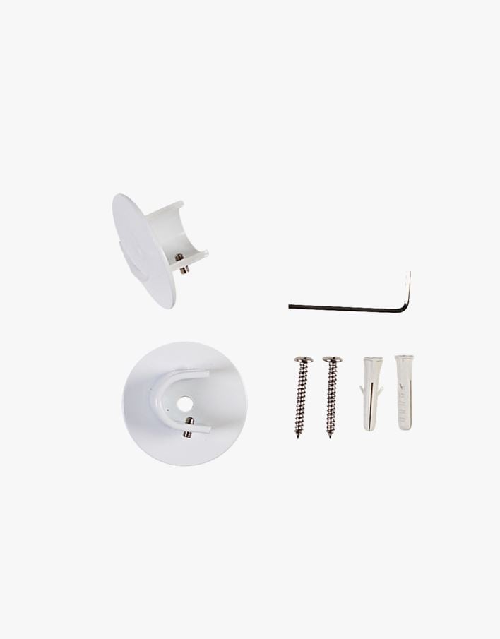 Verhotangon sisäkiinnike ikkunakarmille valkoinen - 22/25 mm valkoinen - 1