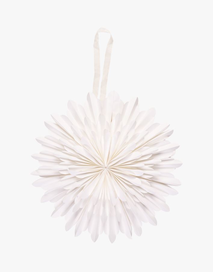 Paperitähti valkoinen - ø60 cm valkoinen - 1