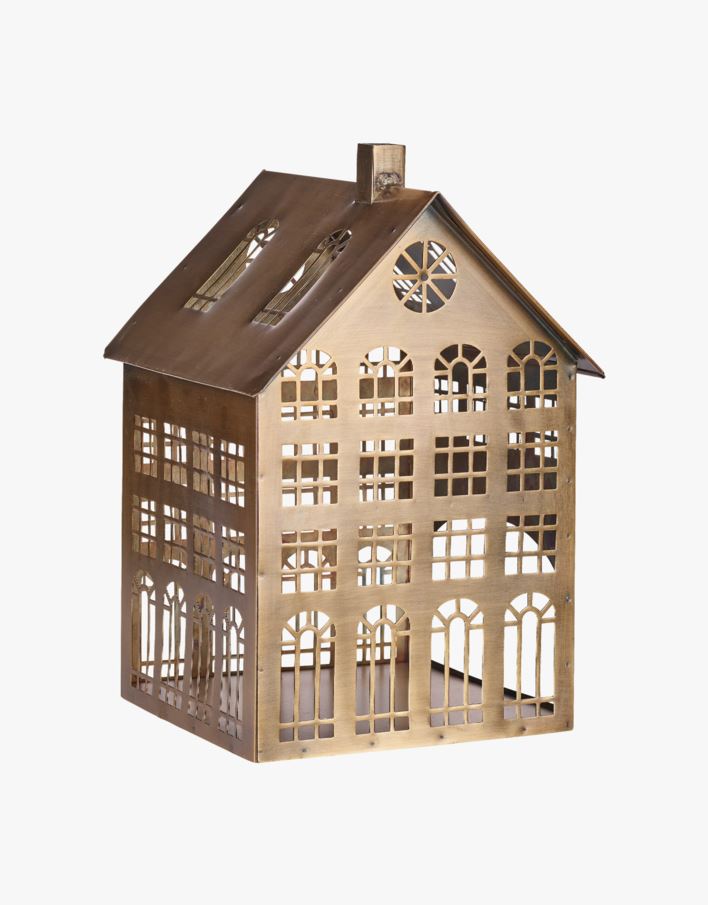 Kynttilälyhty messinki - 22x19,5x30 cm messinki - 1