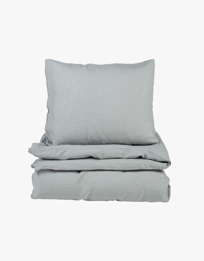 Pussilakanasetti harmaa - 230x220 cm harmaa - 1