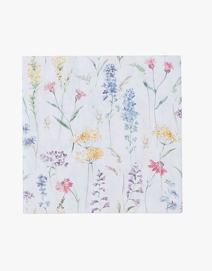 Paperiservetit moniväri - 40x40 cm moniväri - 1