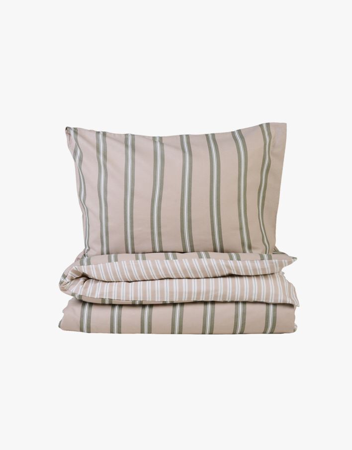 Flanellipussilakanasetti vihreä - 150x210+50x60 cm vihreä - 1