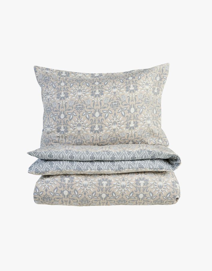 Flanellipussilakanasetti sininen - 150x210+50x60 cm sininen - 1