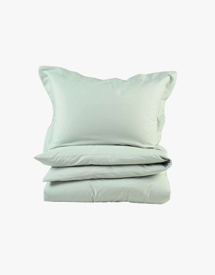 Pussilakanasetti percalea vaaleanvihreä - 150x210 cm vaaleanvihreä - 1