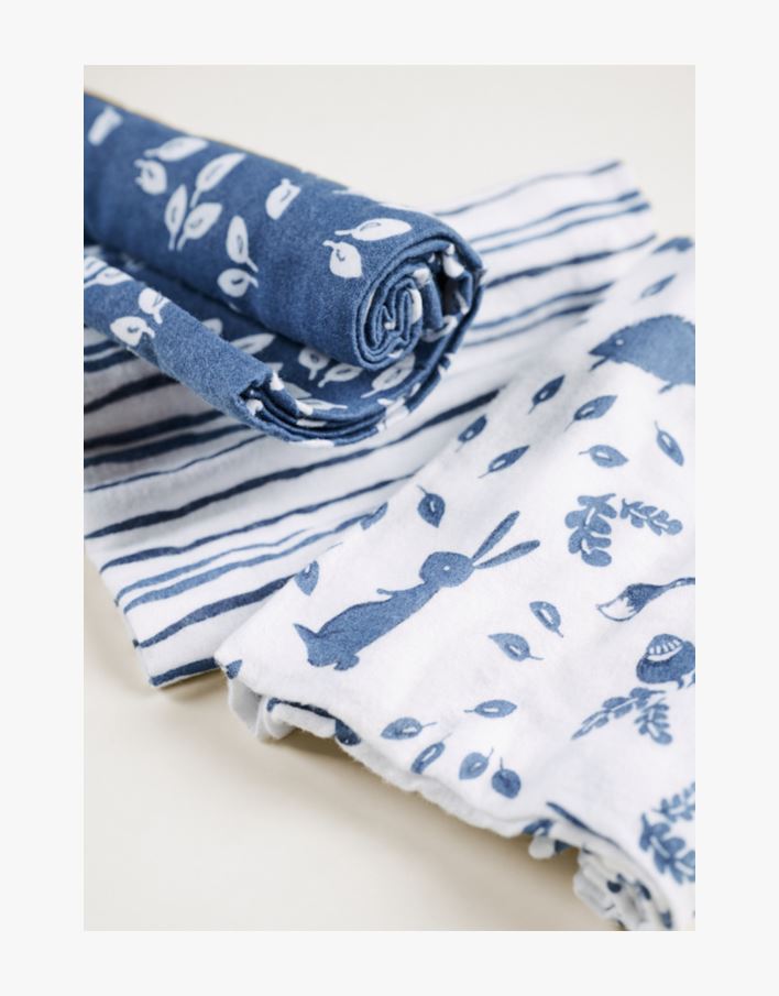 Flanelliliinat sininen - 50x50 cm sininen - 1