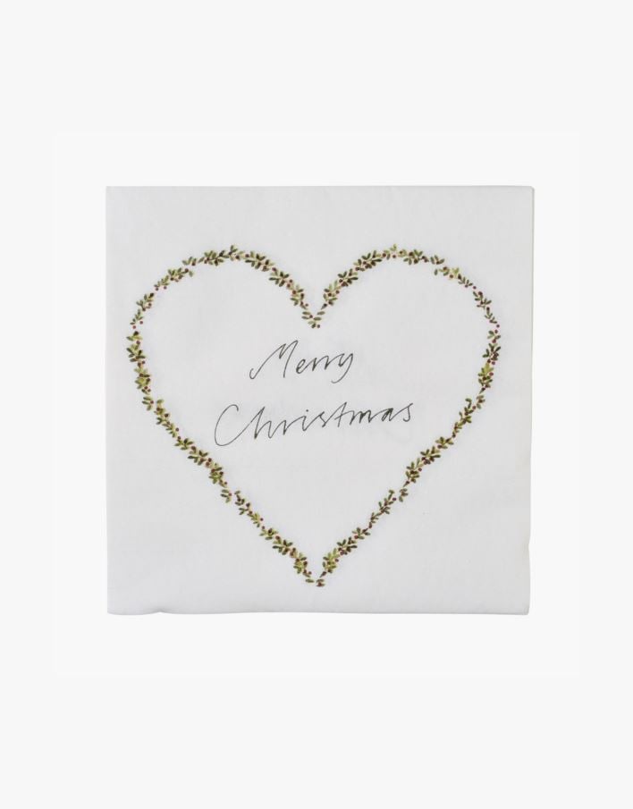 Ruokaservetit moniväri/valkoinen - 40x40 cm moniväri/valkoinen - 1