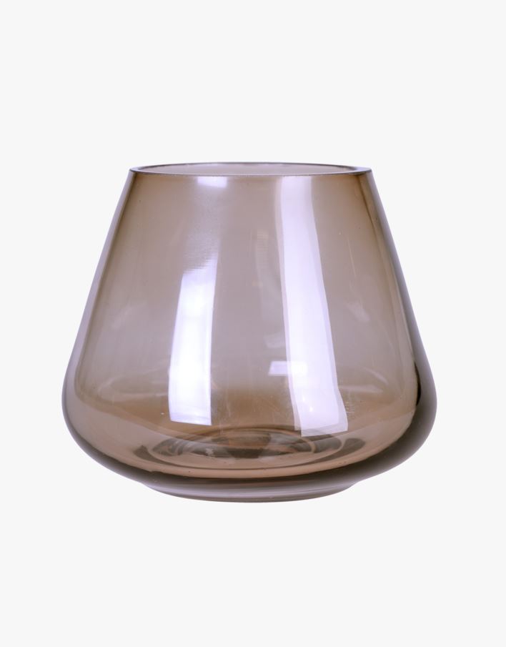 Kynttilälyhty ruskea - 11,5x10 cm ruskea - 1