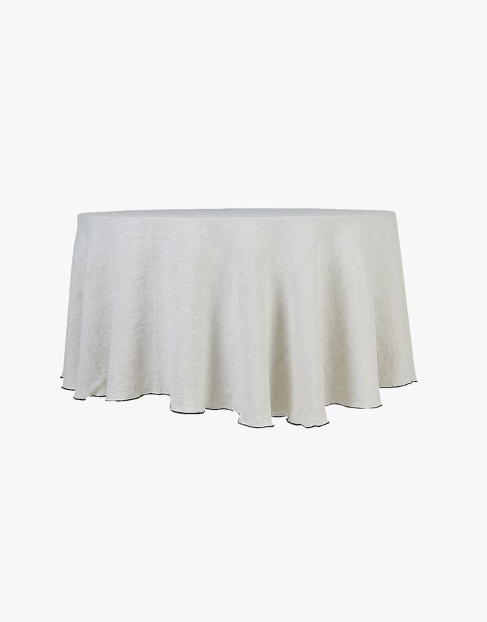 Pyöreä pellavaliina luonnonväri - ø180 luonnonväri - 1