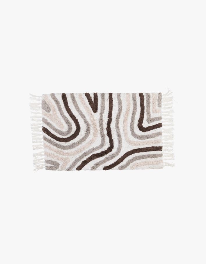 Kylpyhuoneenmatto beige - 50x80 cm beige - 1