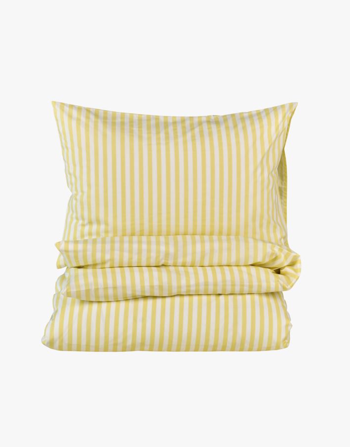 Pussilakanasetti puuvillaa vaaleankeltainen - 230x220 cm vaaleankeltainen - 1