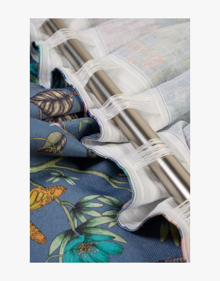 Verho sumuinen sininen - 140x240x7 cm sumuinen sininen - 1