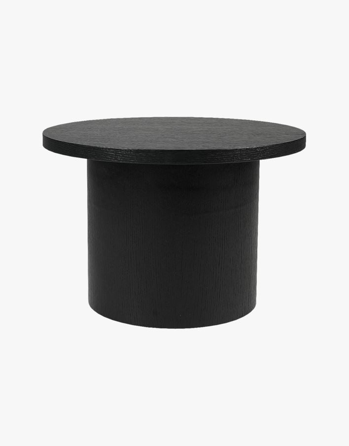Sohvapöytä musta - 60x60x41 cm ø 60 musta - 1