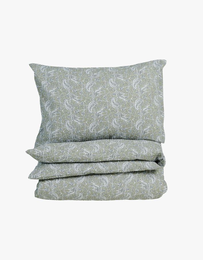 Pussilakanasetti kreppipuuvillaa moniväri/sininen - 150x210 cm moniväri/sininen - 1