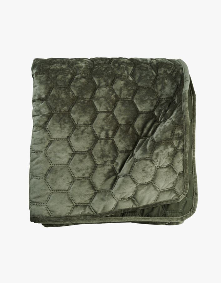 Päiväpeitto oliivinvihreä - 240x240 cm oliivinvihreä - 1