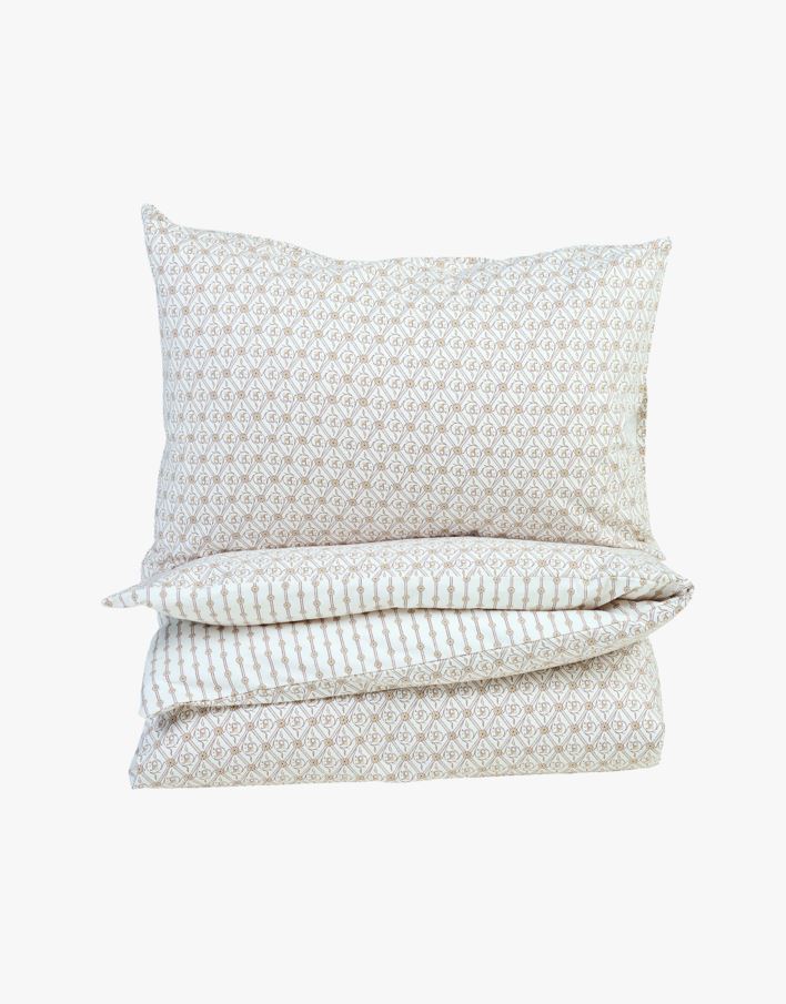 Flanellipussilakanasetti hiekka - 150x210+50x60 cm hiekka - 1