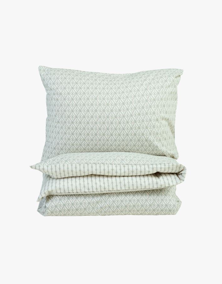 Flanellipussilakanasetti moniväri/vihreä - 150x210+50x60 cm moniväri/vihreä - 1