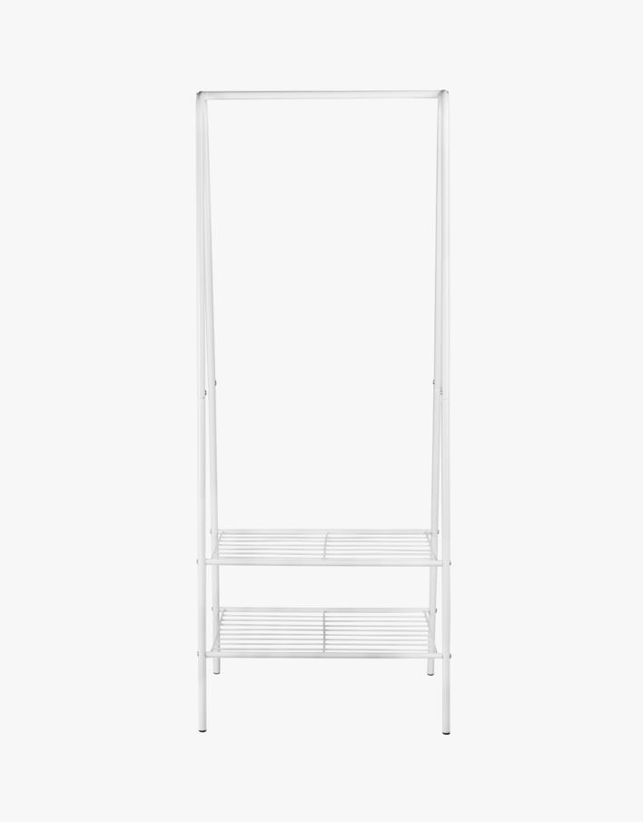 Naulakko valkoinen - 60x45x152 cm valkoinen - 1
