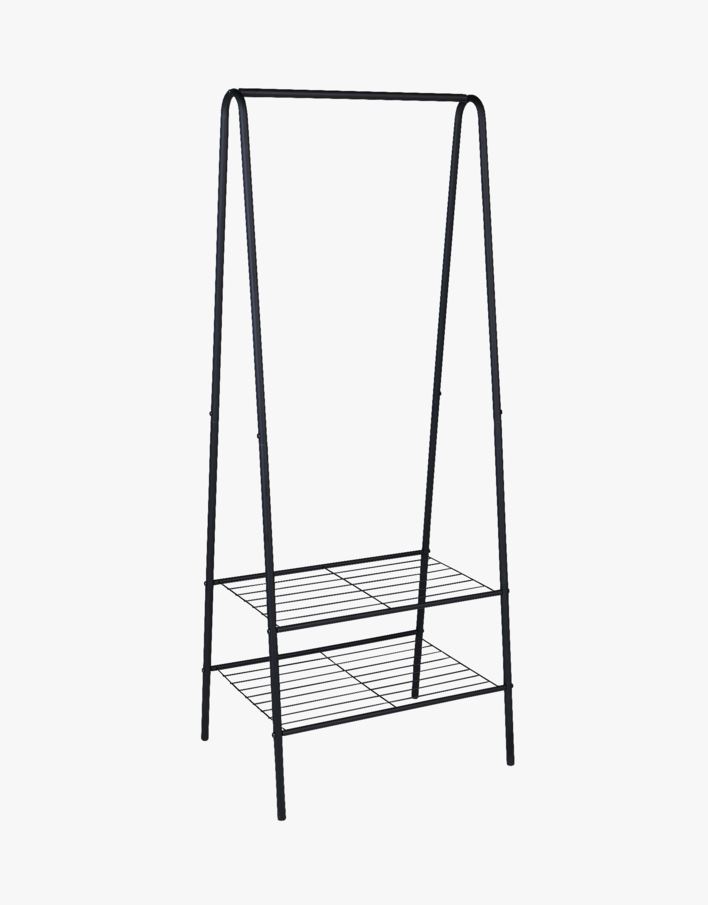 Naulakko musta - 60x45x152 cm musta - 1