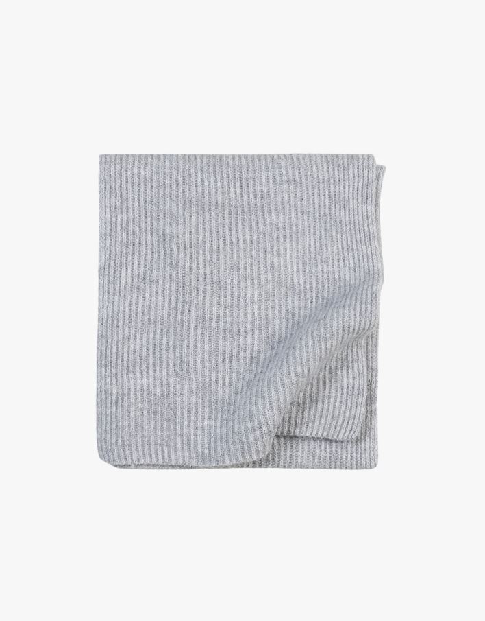 Huivi vaaleanharmaa - 40x185 cm vaaleanharmaa - 1