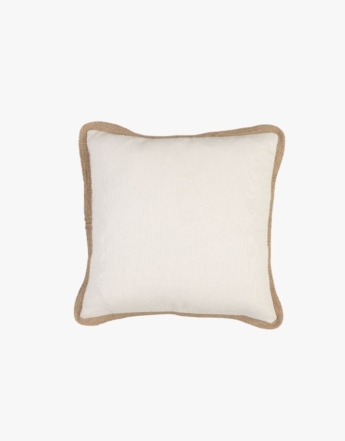 Koristetyynynpäällinen luonnonvalkoinen - 50x50 cm luonnonvalkoinen - 1