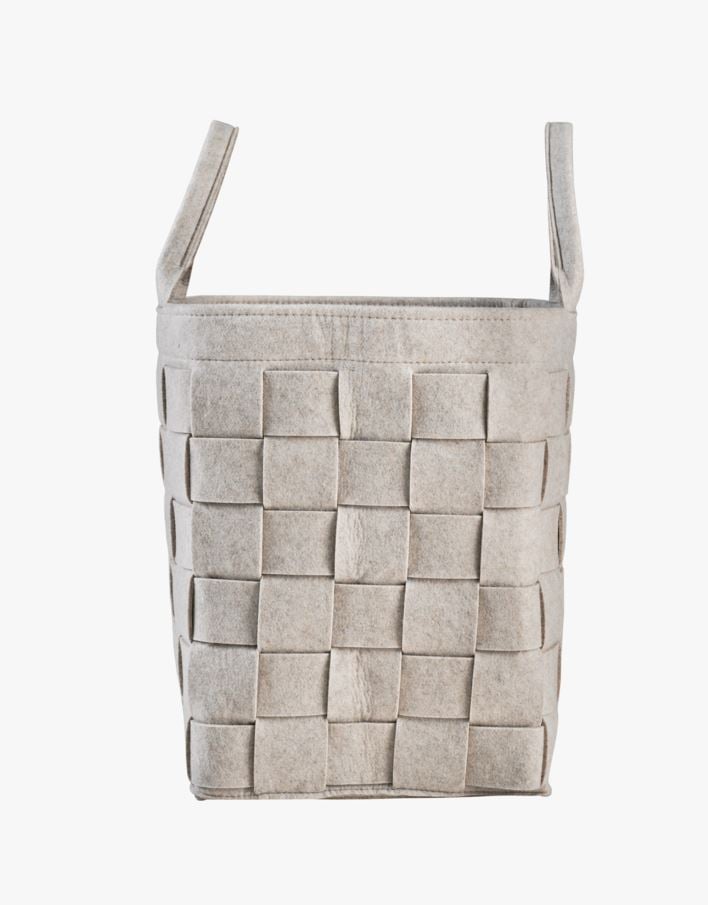 Pyykkikori beige - 34x34x50 cm beige - 1