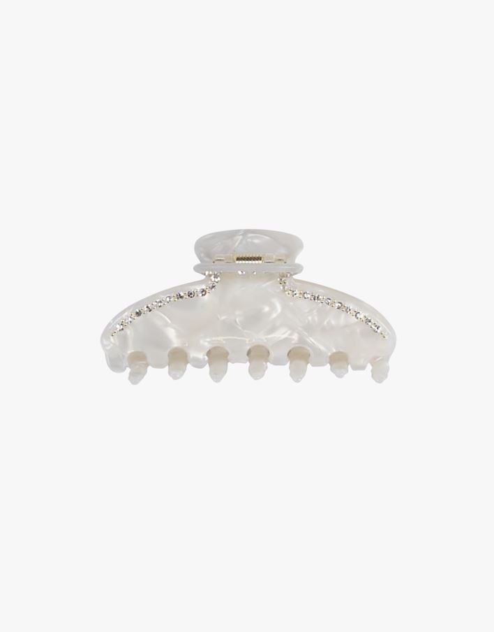 Hiusklipsi luonnonvalkoinen - 4,2x8,8x3,8 cm luonnonvalkoinen - 1