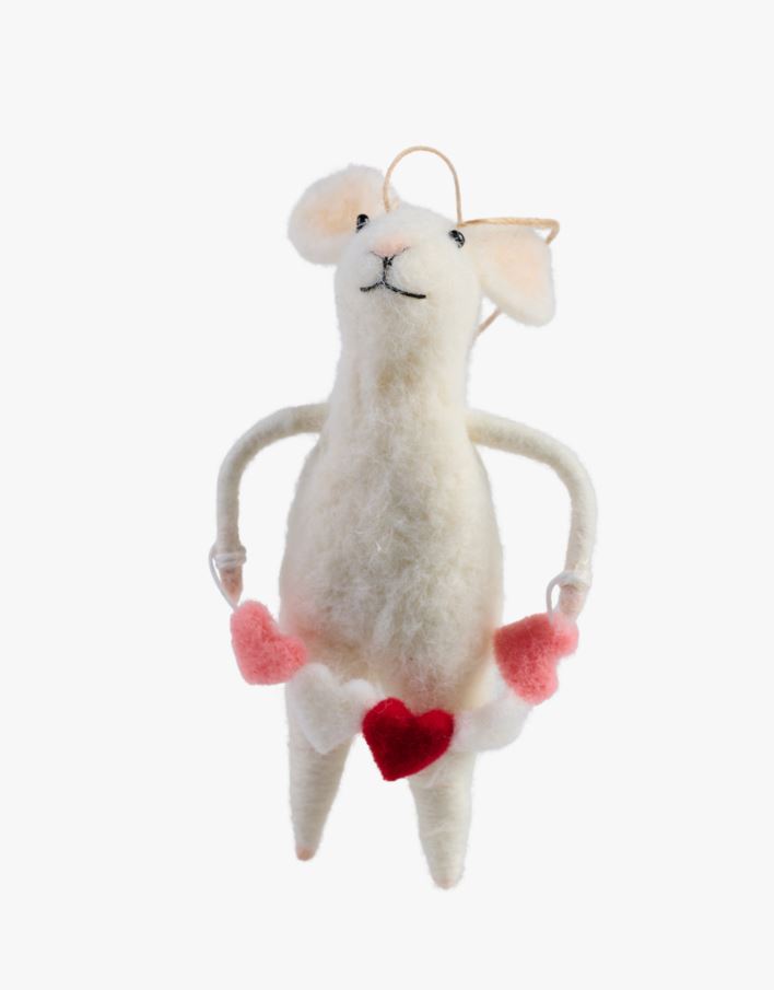 Jouluhiiri moniväri/punainen - 7,5x6x12 cm moniväri/punainen - 1