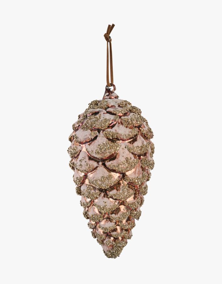 Joulukuusenkoriste ruskea - 7,5x15,6 cm ruskea - 1