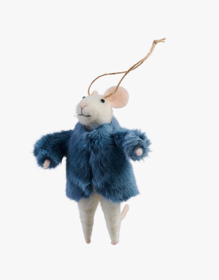 Jouluhiiri moniväri/sininen - 6,1x5x11 cm moniväri/sininen - 1