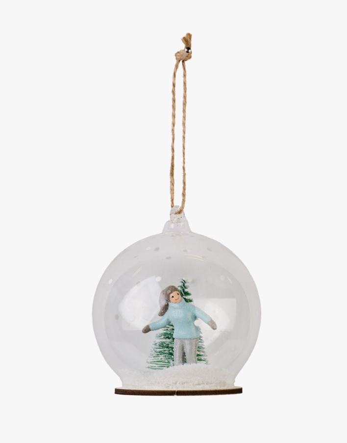 Joulukuusenkoriste moniväri - 8x8x9 cm moniväri - 1