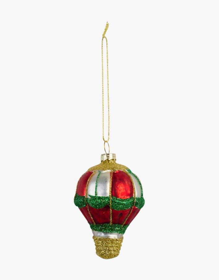 Joulukuusenkoriste moniväri/punainen - 5x5x7,5 cm moniväri/punainen - 1