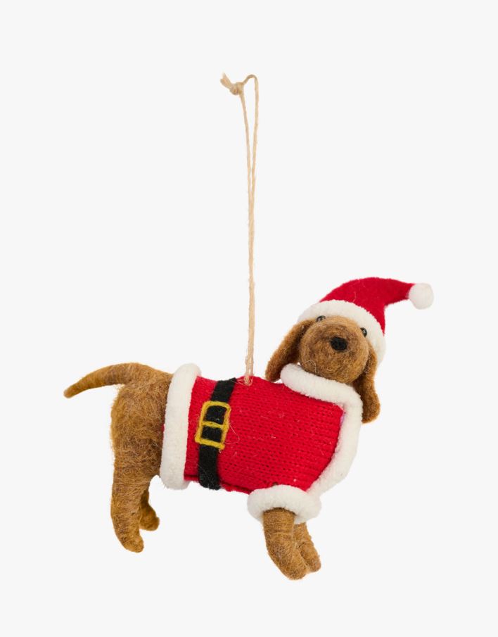 Joulukuusenkoriste moniväri/punainen - 11x4x10,7 cm moniväri/punainen - 1