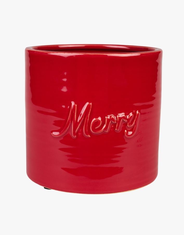 Ruukku punainen - 18x18x17 cm punainen - 1