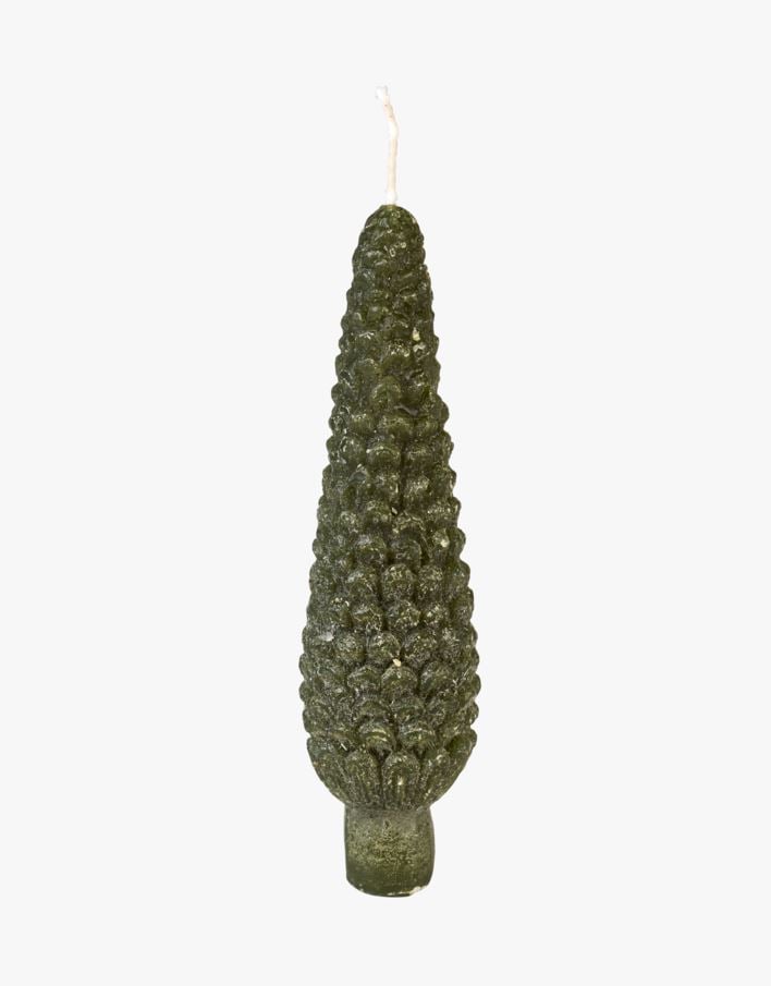 Koristekynttilä tummanvihreä - 14 cm ø4 tummanvihreä - 1