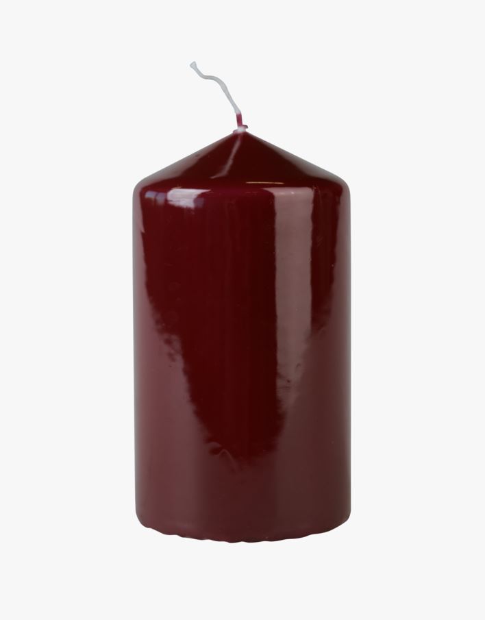Pöytäkynttilä viininpunainen - 6,8x12 cm viininpunainen - 1