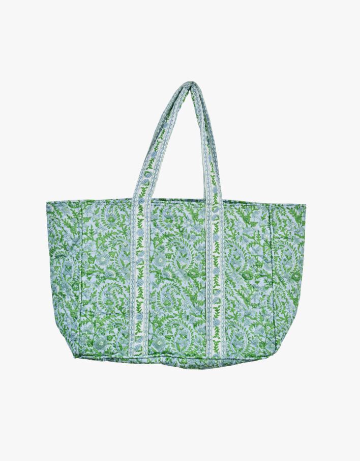 Kangaskassi moniväri/vihreä - 38x48 cm moniväri/vihreä - 1