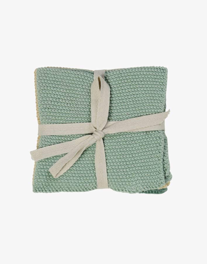 Pyyhe 3 kpl vihreä - 26x26 cm vihreä - 1