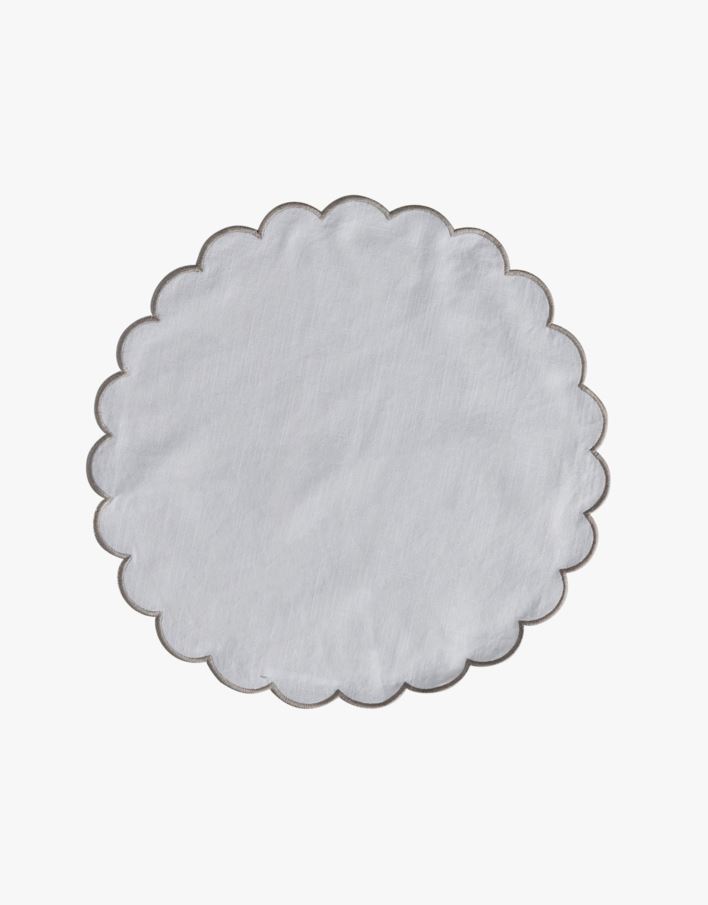 Lautasliina valkoinen - ø40 valkoinen - 1