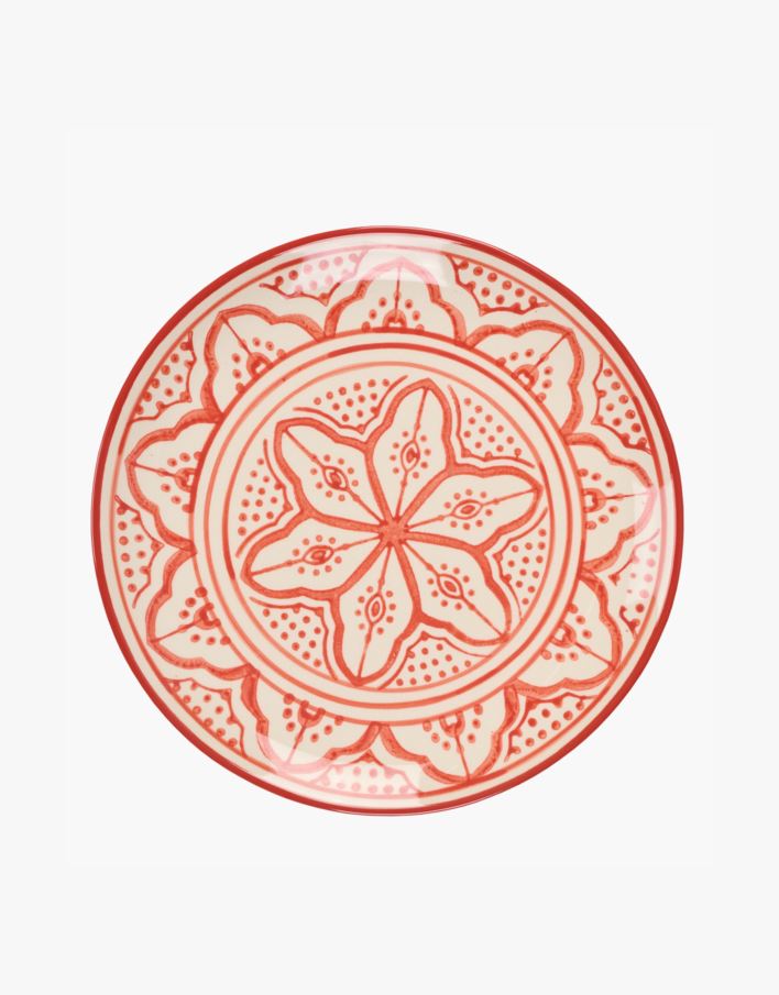 Lautanen punainen - ø20,5 punainen - 1