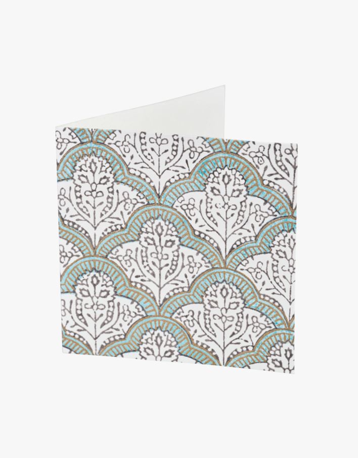 Kortti kirjekuorella vaaleansininen - 12,7x12,7 cm vaaleansininen - 1