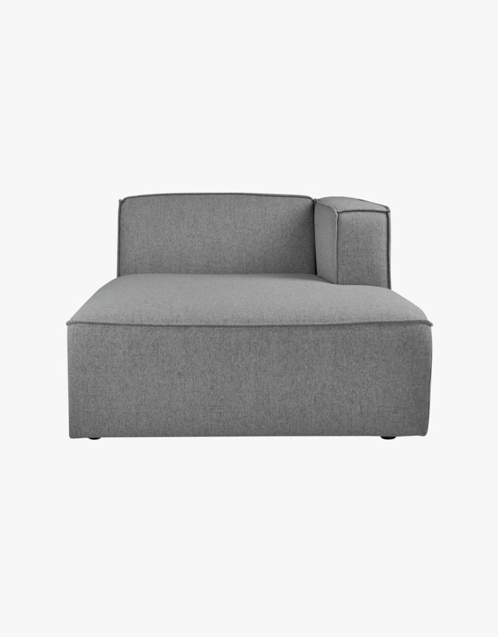 Moduulisohvaosa divaani oikea harmaa - 114x154x73 cm harmaa - 1