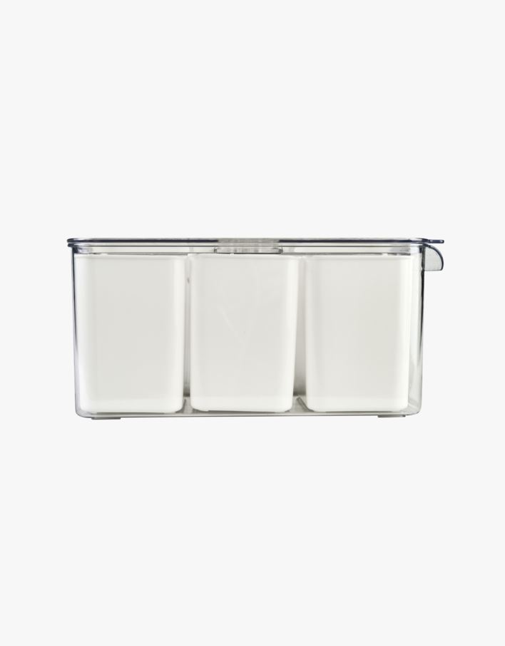 Säilytyslaatikko luonnonvalkoinen - 16x31,5x14,5 cm luonnonvalkoinen - 1