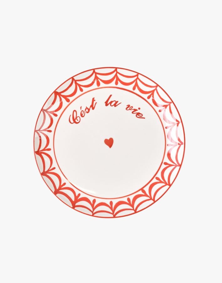 Lautanen punainen - ø 20,5 punainen - 1