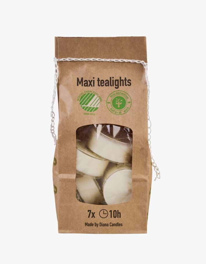 Suuret lämpökynttilät valkoinen - ø5,5cm valkoinen - 1