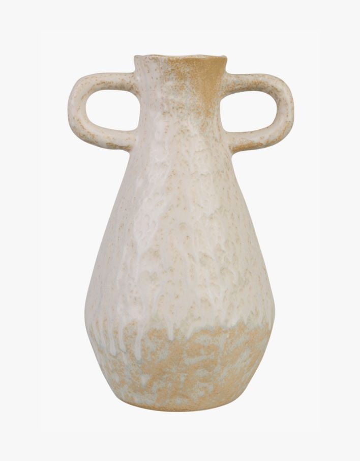Maljakko vaalean beige - 17,8x15,2x27 cm vaalean beige - 1